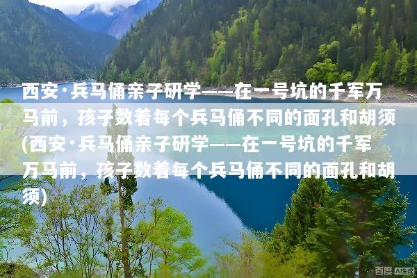 西安·兵马俑亲子研学——在一号坑的千军万马前，孩子数着每个兵马俑不同的面孔和胡须(西安·兵马俑亲子研学——在一号坑的千军万马前，孩子数着每个兵马俑不同的面孔和胡须)