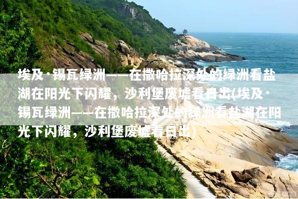 埃及·锡瓦绿洲——在撒哈拉深处的绿洲看盐湖在阳光下闪耀，沙利堡废墟看日出(埃及·锡瓦绿洲——在撒哈拉深处的绿洲看盐湖在阳光下闪耀，沙利堡废墟看日出)